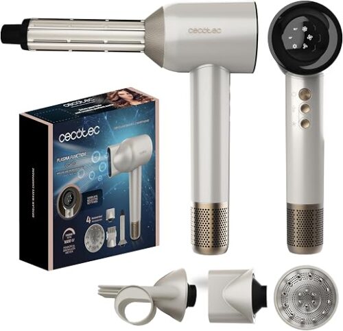 Cecotec DryGlam Waves 4 en 1 1600 W